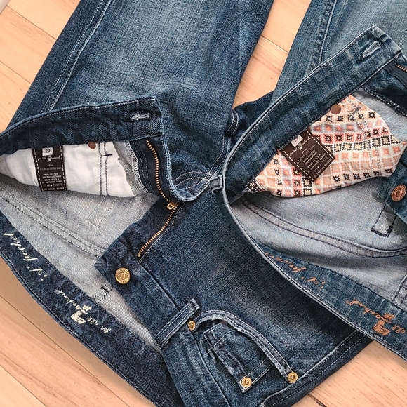 2 pairs - 7 For All Mankind jeans - Picture 3 of 7